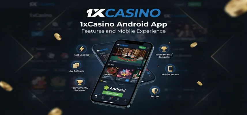 Explore 1xCasino Android app features with a smooth and convenient mobile gaming experience