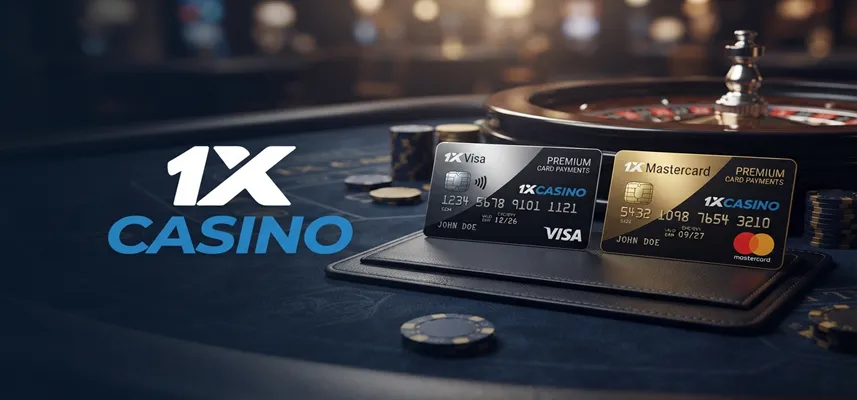 Make fast and secure 1xCasino card payments with Visa and Mastercard today