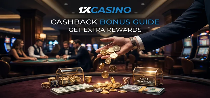 Claim the 1xCasino cashback bonus and get extra rewards with the latest cashback offers in 2026.