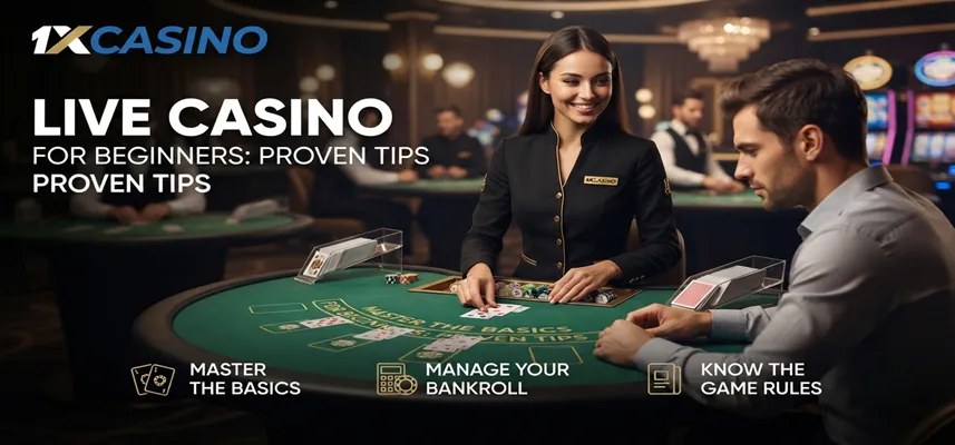 1xCasino live casino for beginners proven tips to start playing live games confidently