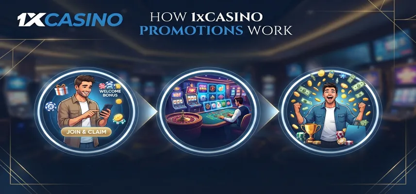 How 1xCasino promotions work with bonus offers and reward options explained