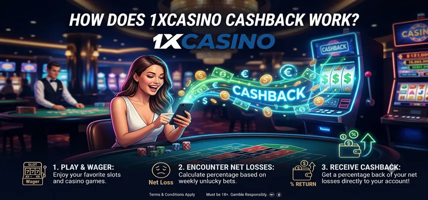 Learn how the 1xCasino cashback program works and maximize your cashback rewards today.