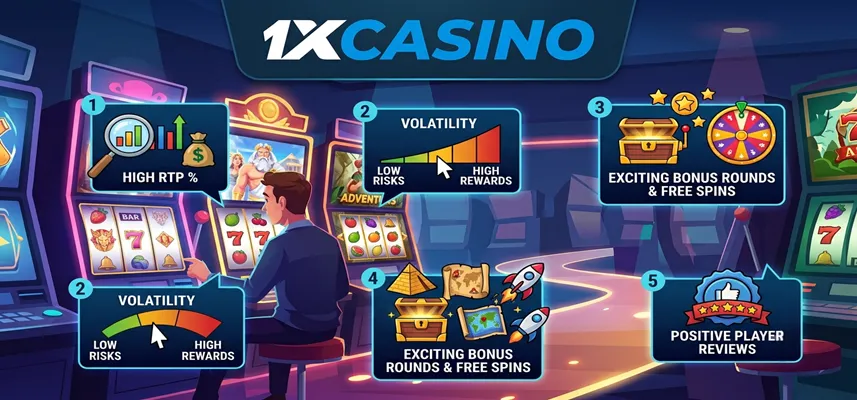 Learn how to choose the best 1xCasino slot games by comparing features, providers, and gameplay styles.