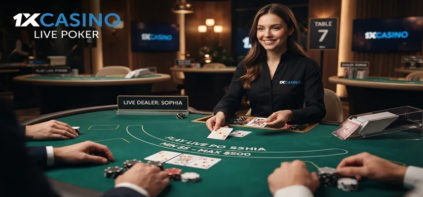 Discover the 1xCasino live poker experience with real dealer games and interactive table action