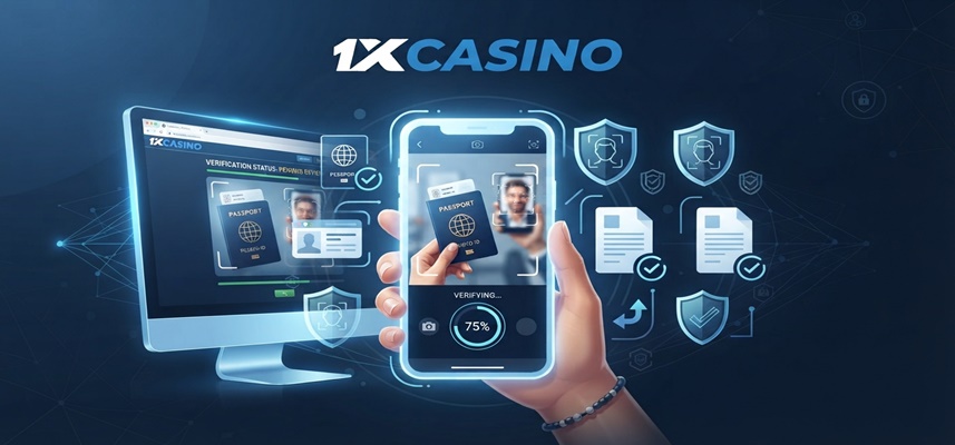 1xCasino KYC verification and account identity check